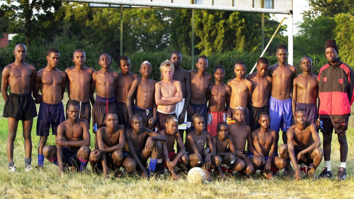 Manchester City Player John Guidetti Goes Back To Kenya To Recreate Viral Childhood Photo